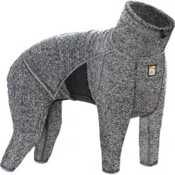 Kurgo Stowe Base Layer Dog Sweater, Heather Black