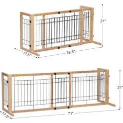 Coziwow Adjustable Freestanding Dog Gate 12 Coziwow Adjustable Freestanding Dog Gate -Dog Supply Store 528646 PT3. AC SS1800 V1671217899