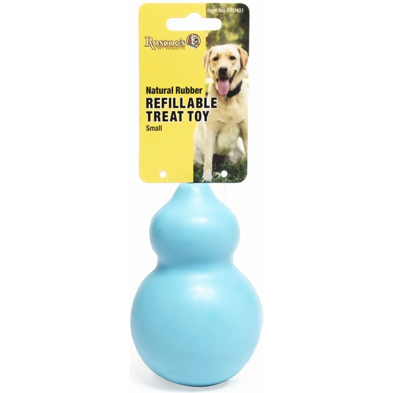 Roscoe's Pet Products Natural Rubber Refillable Dog Treat Toy 1 Roscoe's Pet Products Natural Rubber Refillable Dog Treat Toy