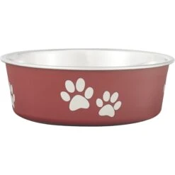 Loving Pets Bella Non-Skid Stainless Steel Dog & Cat Bowl