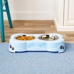 Loving Pets Dolce Double Diner Pet Dish, Murano -Dog Supply Store 54522 PT6. AC SS1800 V1515085420