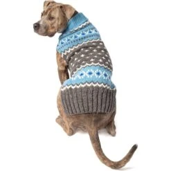 Chilly Dog Fairisle Wool Dog Sweater, Blue 9 Chilly Dog Fairisle Wool Dog Sweater, Blue -Dog Supply Store 577734 PT2. AC SS1800 V1658430515