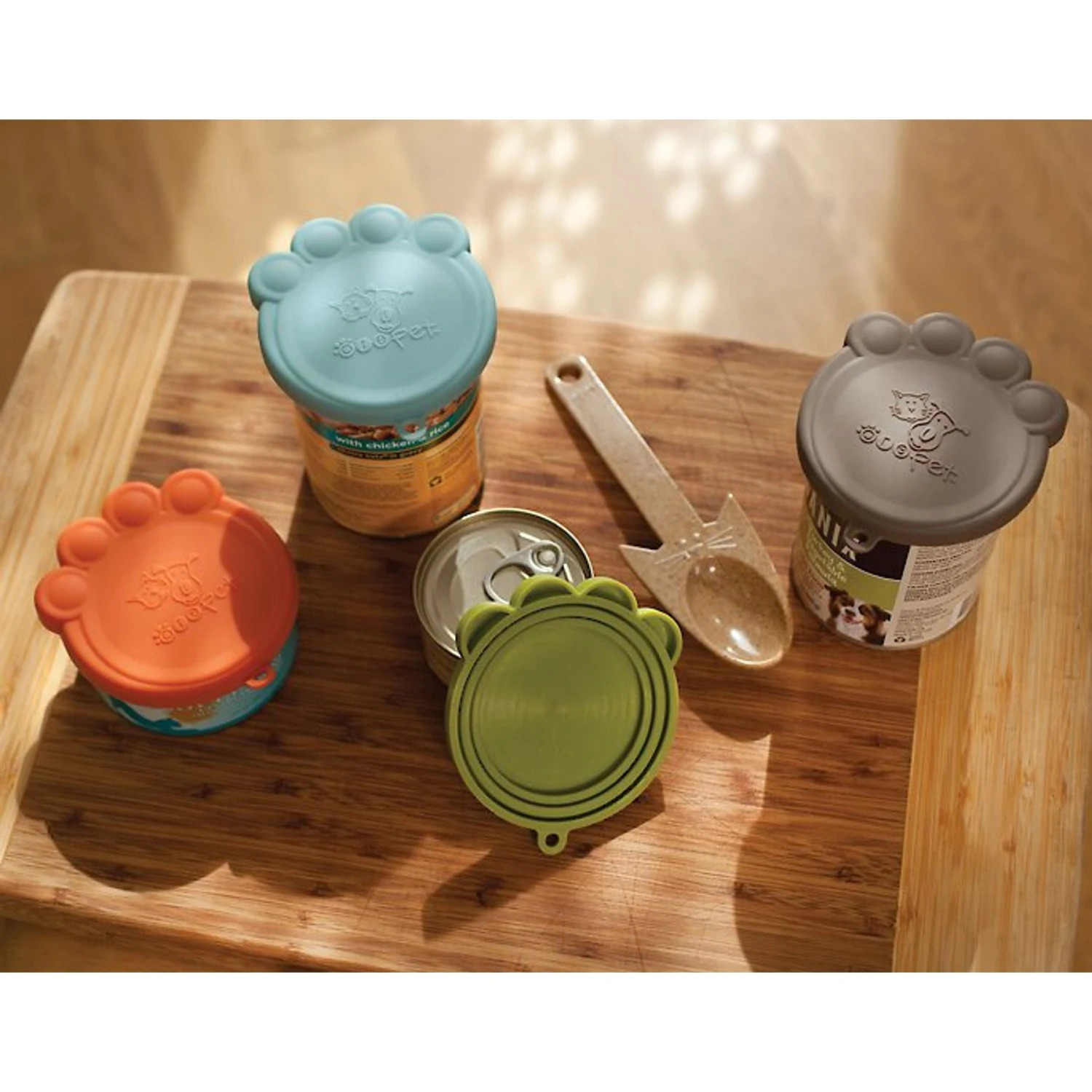 ORE Pet Can Cover, Orange/Cream 3 ORE Pet Can Cover, Orange/Cream - Image 3