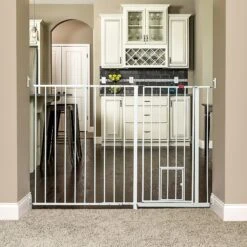 Carlson Pet Products Maxi Extra Tall Walk-Thru Dog Gate With Pet Door 6 Carlson Pet Products Maxi Extra Tall Walk-Thru Dog Gate With Pet Door -Dog Supply Store 58495 PT2. AC SS1800 V1569011577