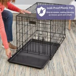 MidWest ICrate Fold & Carry Single Door Collapsible Wire Dog Crate 13 MidWest ICrate Fold & Carry Single Door Collapsible Wire Dog Crate -Dog Supply Store 60371 PT4. AC SS1800 V1647556992