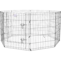 MidWest Wire Dog Exercise Pen With Step-Thru Door, Black E-Coat -Dog Supply Store 60389 PT2. AC SS1800 V1567184578