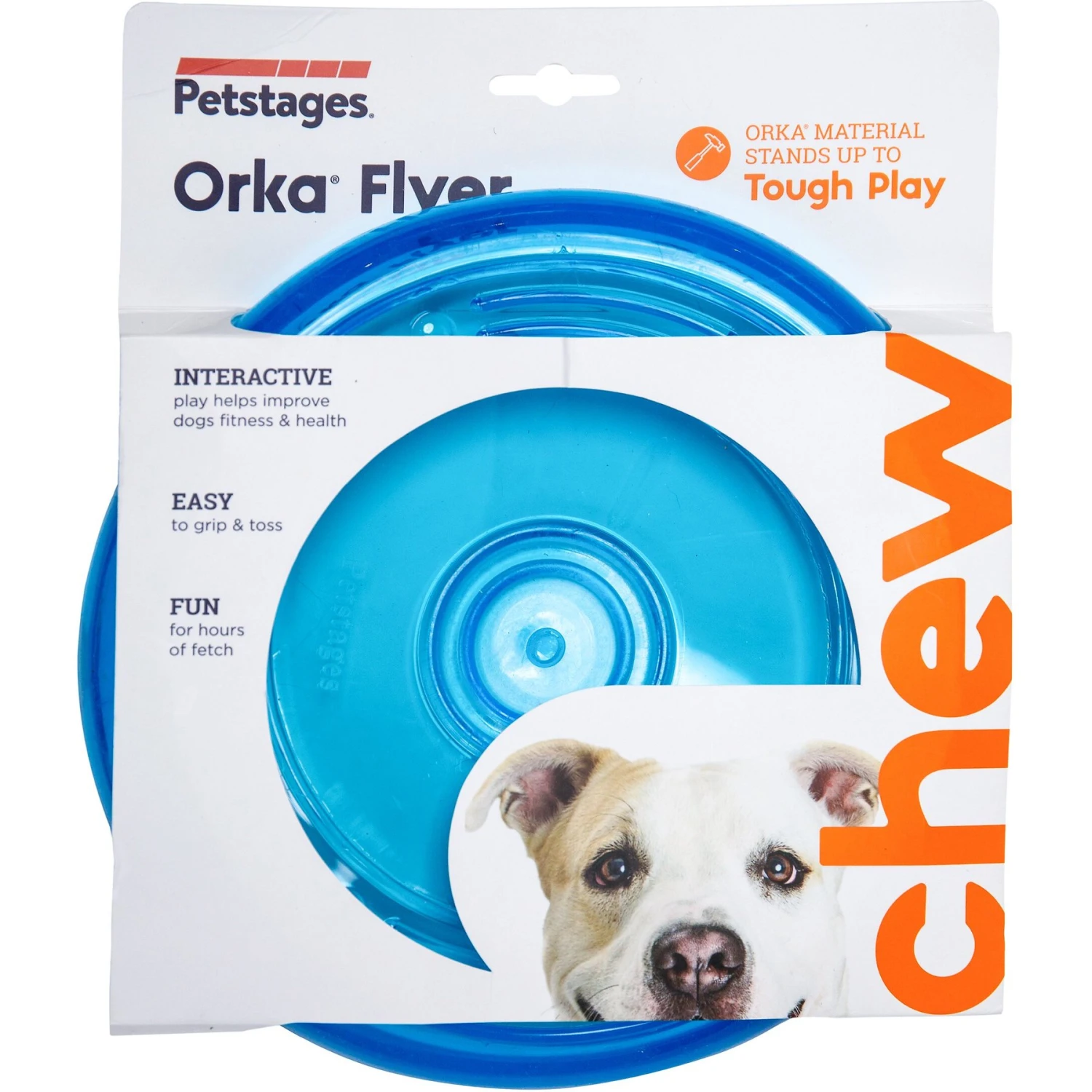 Petstages Orka Flyer Tough Dog Toy 7 Petstages Orka Flyer Tough Dog Toy - Image 7