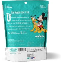 Disney Table Scraps Mickey Mouse Hot Diggity Dog Recipe Upcycled Jerky Dog Treats, 5-oz Bag & Disney Mickey Mouse Ceramic Dog & Cat Treat Jar -Dog Supply Store 623510 PT2. AC SS1800 V1661896454