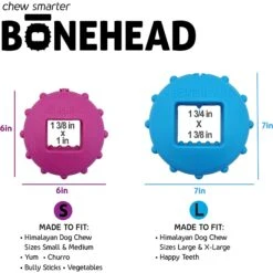 Himalayan Pet Supply Bonehead Chew Guardian Chew Smarter & Longer Dog Toy -Dog Supply Store 641086 PT5. AC SS1800 V1665606692