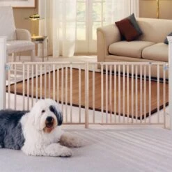 MyPet Wood Extra-Wide Swing Pet Gate For Dogs & Cats -Dog Supply Store 64582 PT2. AC SS1800 V1480633604
