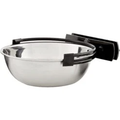 MidWest Stainless Steel Snap'y Fit Dog Kennel Bowl
