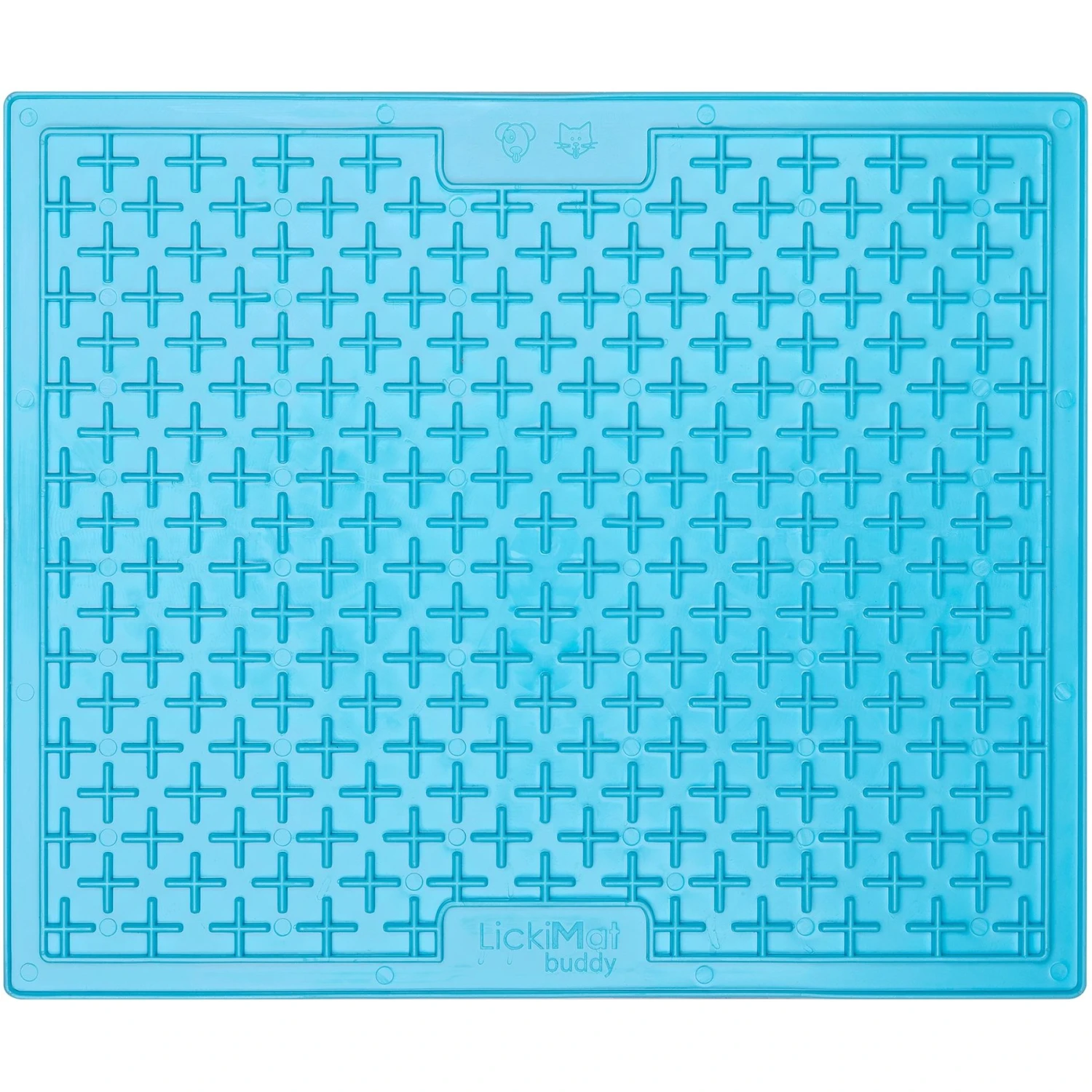 LickiMat Buddy Slow Feeder Dog Lick Mat, Turquoise, X-Large 2 LickiMat Buddy Slow Feeder Dog Lick Mat, Turquoise, X-Large - Image 2
