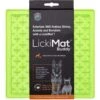 LickiMat Classic Buddy Slow Feeder Dog Lick Mat, Green