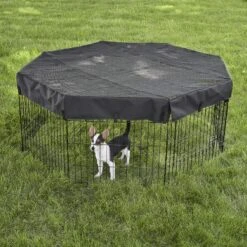 MidWest Exercise Pen Top Fabric Mesh Sunscreen Accessory, Octagonal Configuration, Black 9 MidWest Exercise Pen Top Fabric Mesh Sunscreen Accessory, Octagonal Configuration, Black -Dog Supply Store 655470 PT2. AC SS1800 V1667598075