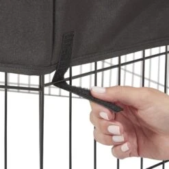 MidWest Exercise Pen Top Fabric Mesh Sunscreen Accessory, Octagonal Configuration, Black 12 MidWest Exercise Pen Top Fabric Mesh Sunscreen Accessory, Octagonal Configuration, Black -Dog Supply Store 655470 PT5. AC SS1800 V1667599050