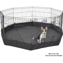 MidWest Canvas Dog Exercise Pen Base Cover Accessory, Octagonal Configuration, Black 13 MidWest Canvas Dog Exercise Pen Base Cover Accessory, Octagonal Configuration, Black -Dog Supply Store 655486 PT6. AC SS1800 V1700156094