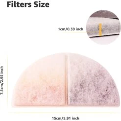 Petdiary Spaceship Water Fountain Replacement Filters, 6 Count -Dog Supply Store 658550 PT5. AC SS1800 V1664534192