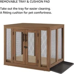 Unipaws Furniture Style With Tray Dog Crate -Dog Supply Store 661070 PT4. AC SS1800 V1666299582