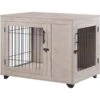Unipaws Wooden Wire Furniture Style Dog Crate