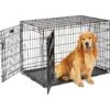 MidWest LifeStages Double Door Collapsible Wire Dog Crate