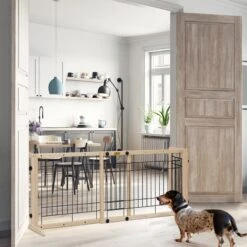 Coziwow 21-in Adjustable Extra Wide Freestanding Dog Gate, Natural Wood 12 Coziwow 21-in Adjustable Extra Wide Freestanding Dog Gate, Natural Wood -Dog Supply Store 665846 PT3. AC SS1800 V1668456945