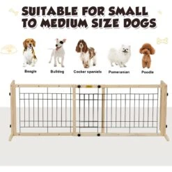 Coziwow 21-in Adjustable Extra Wide Freestanding Dog Gate, Natural Wood 15 Coziwow 21-in Adjustable Extra Wide Freestanding Dog Gate, Natural Wood -Dog Supply Store 665846 PT6. AC SS1800 V1668456891