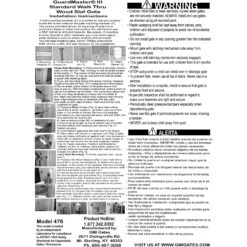 GuardMasterIII Wood Slat Standard Walk-Thru, Natural 7 GuardMasterIII Wood Slat Standard Walk-Thru, Natural -Dog Supply Store 679030 PT3. AC SS1800 V1669943564