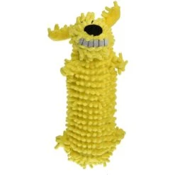 Multipet Loofa Floppy Water Bottle Buddies Squeaky Plush Dog Toy, Color Varies -Dog Supply Store 68079 PT3. AC SS1800 V1530544375