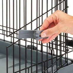 Ferplast Superior Hybrid ECO Dog Crate & Playpen, Gray -Dog Supply Store 688502 PT4. AC SS1800 V1667598419