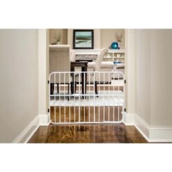 Carlson Pet Products Tuffy Expandable Dog Gate With Pet Door -Dog Supply Store 69452 PT2. AC SS1800 V1566585984