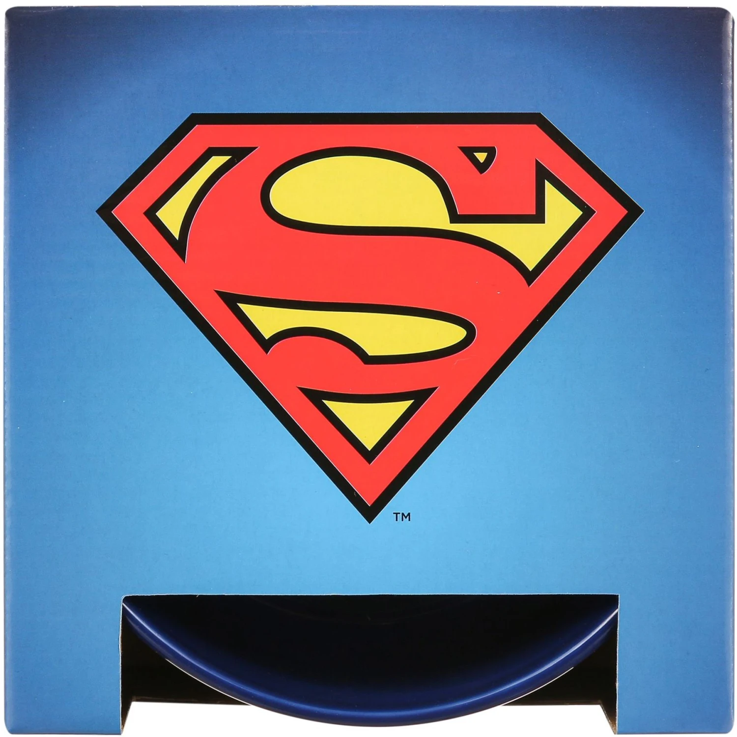 Fetch For Pets DC Comics Superman Logo Dog Bowl, 3.5 Cup 2 Fetch For Pets DC Comics Superman Logo Dog Bowl, 3.5 Cup - Image 2