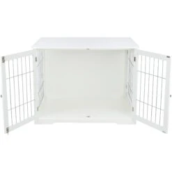 TRIXIE Wood & Wire Furniture Side Table Pet Crate, Large -Dog Supply Store 701486 PT3. AC SS1800 V1668549930