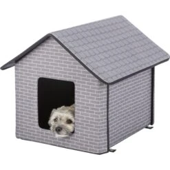 TRIXIE Insulated Outdoor Cat & Dog House, Gray 16 TRIXIE Insulated Outdoor Cat & Dog House, Gray -Dog Supply Store 701646 PT7. AC SS1800 V1668548203