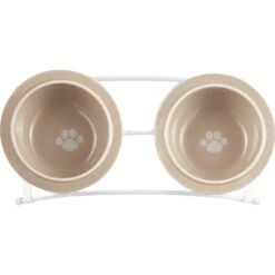 PetRageous Designs Toftee's Paws Double Diner Elevated Pet Bowls 9 PetRageous Designs Toftee's Paws Double Diner Elevated Pet Bowls -Dog Supply Store 70368 PT2. AC SS1800 V1539704636