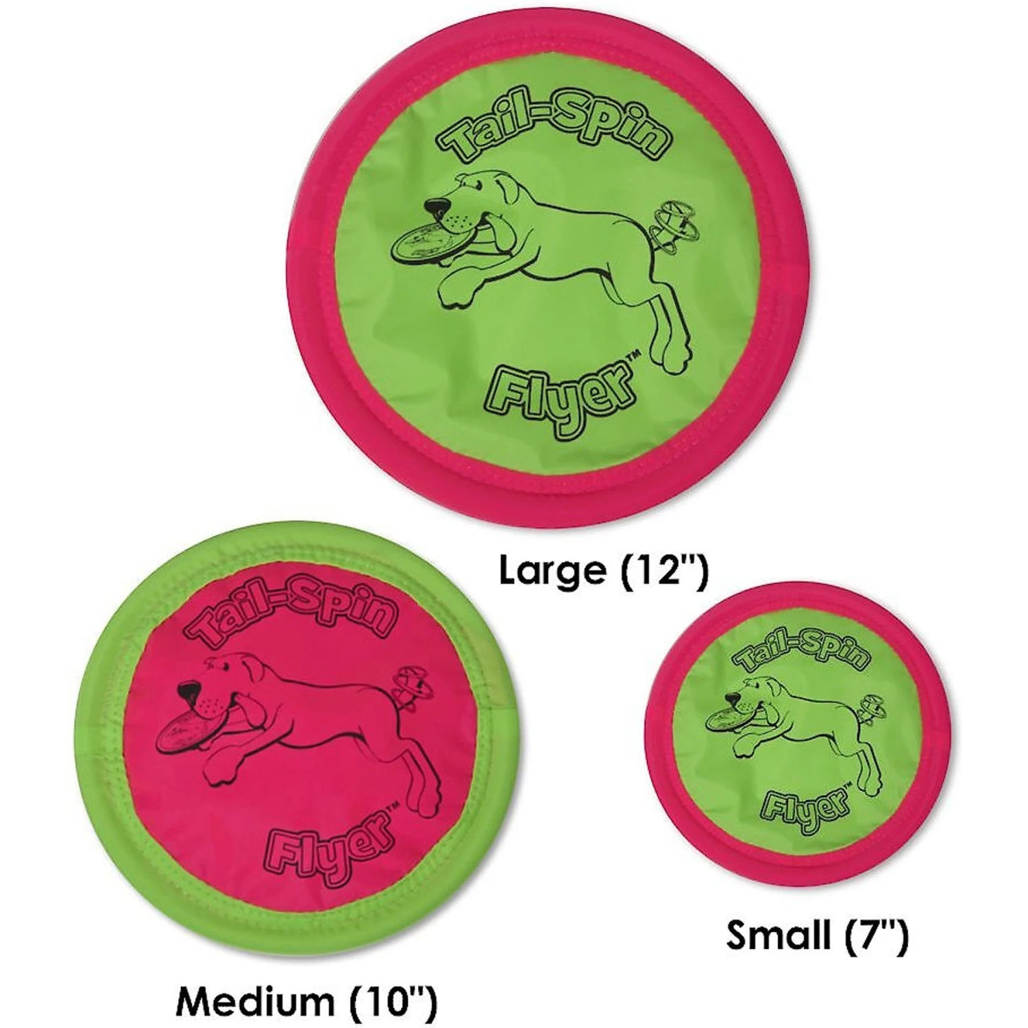 Booda Soft Bite Tail Spin Flyer Flying Disc Dog Toy, Color Varies 3 Booda Soft Bite Tail Spin Flyer Flying Disc Dog Toy, Color Varies - Image 3