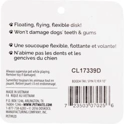 Booda Soft Bite Tail Spin Flyer Flying Disc Dog Toy, Color Varies 8 Booda Soft Bite Tail Spin Flyer Flying Disc Dog Toy, Color Varies -Dog Supply Store 70599 PT5. AC SS1800 V1530911774