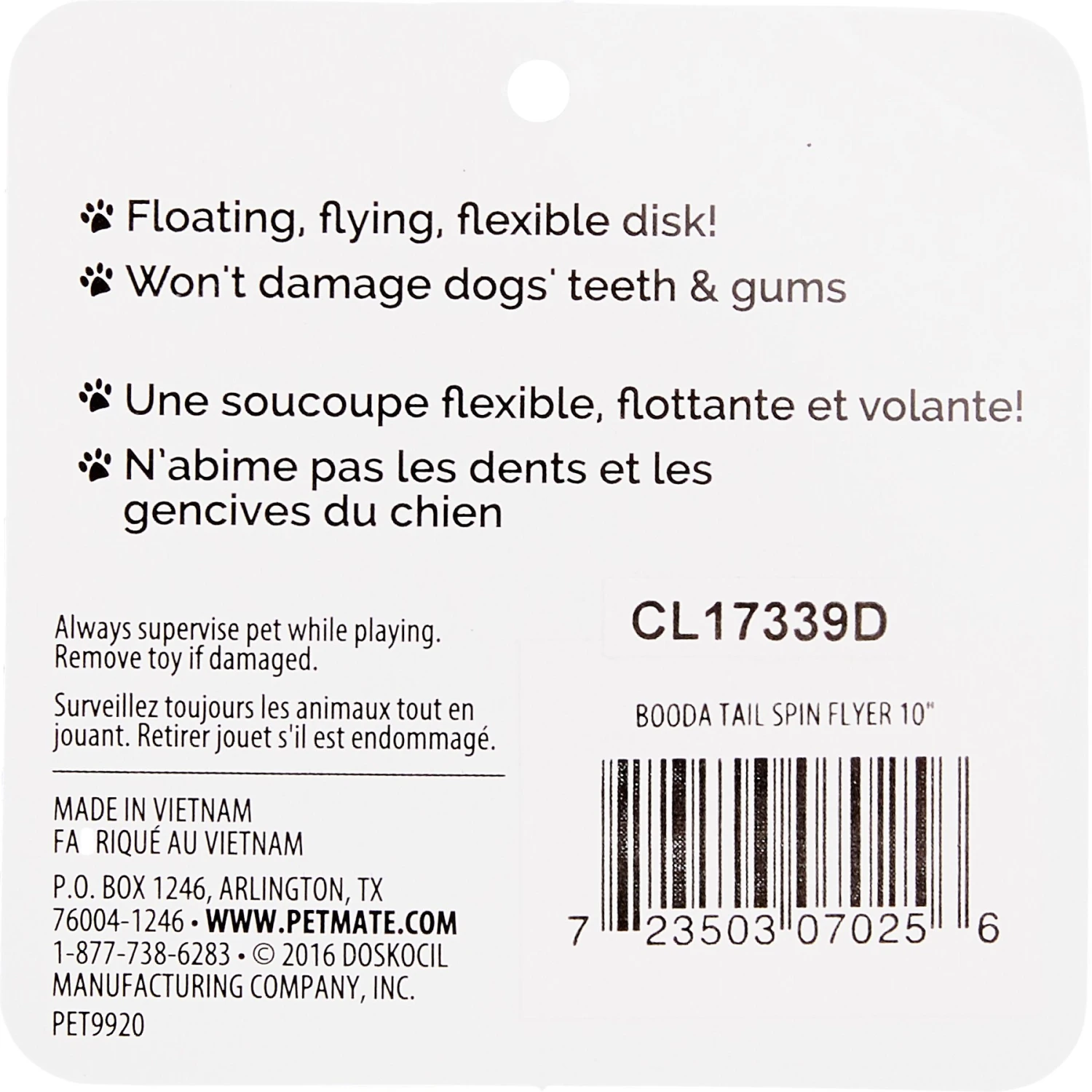 Booda Soft Bite Tail Spin Flyer Flying Disc Dog Toy, Color Varies 4 Booda Soft Bite Tail Spin Flyer Flying Disc Dog Toy, Color Varies - Image 4