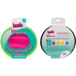 Booda Soft Bite Tail Spin Flyer Flying Disc Dog Toy, Color Varies 9 Booda Soft Bite Tail Spin Flyer Flying Disc Dog Toy, Color Varies -Dog Supply Store 70599 PT8. AC SS1800 V1534452146