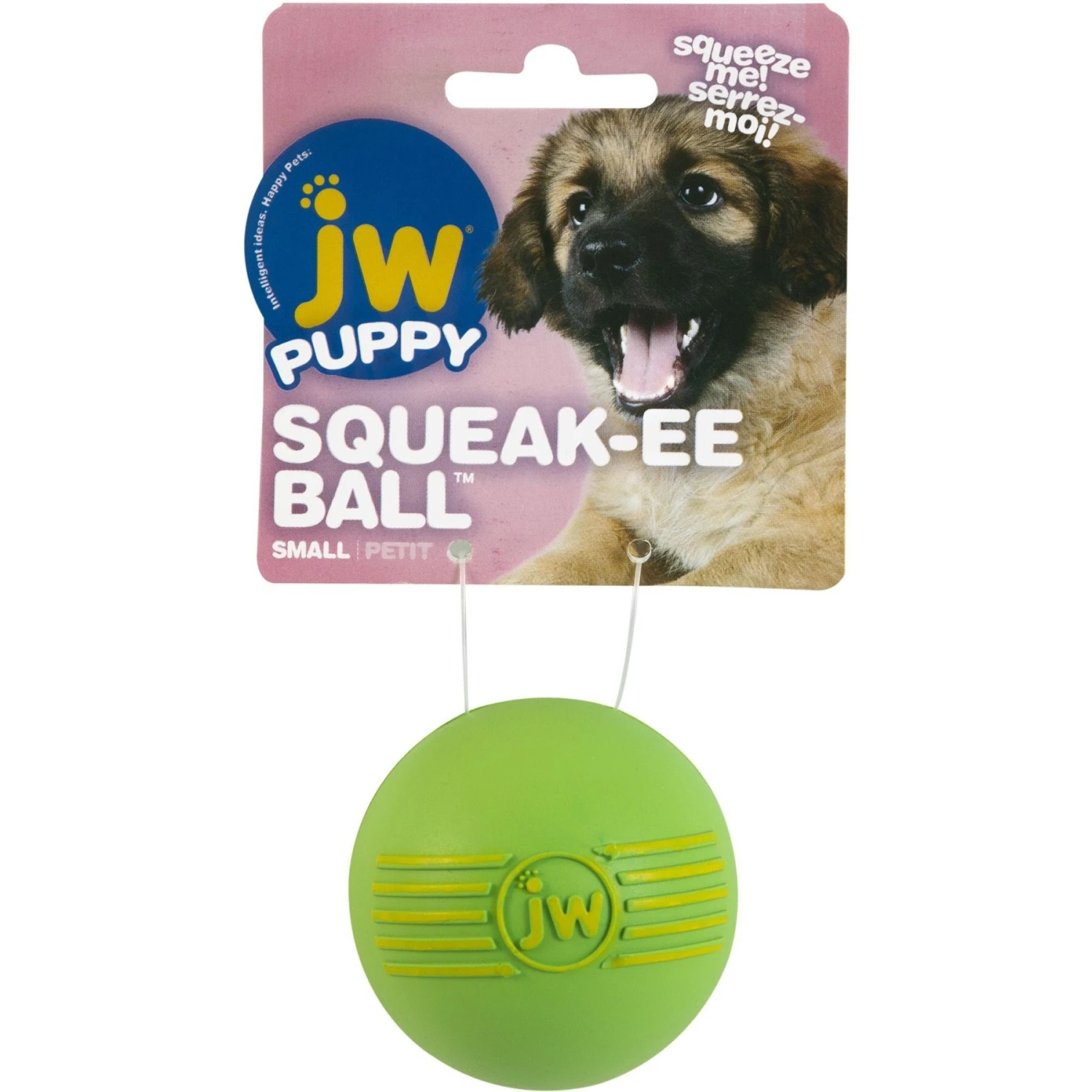JW Pet ISqueak Ball Dog Toy, Color Varies 1 JW Pet ISqueak Ball Dog Toy, Color Varies