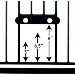 MyPet Tall Deco Easypass Cat & Dog Gate, Graphite -Dog Supply Store 711806 PT3. AC SS1800 V1670436852
