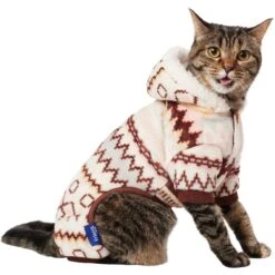Frisco Fairisle Cozy Plush Fleece Dog & Cat PJs, Cream -Dog Supply Store 719006 PT2. AC SS1800 V1692193106