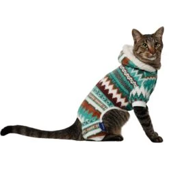 Frisco Fairisle Cozy Plush Fleece Dog & Cat PJs, Green 10 Frisco Fairisle Cozy Plush Fleece Dog & Cat PJs, Green -Dog Supply Store 719054 PT2. AC SS1800 V1692193162