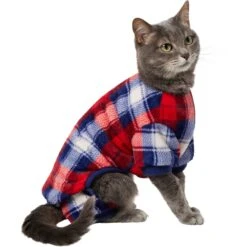 Frisco Cozy Plush Fleece Dog & Cat PJs, Plaid 10 Frisco Cozy Plush Fleece Dog & Cat PJs, Plaid -Dog Supply Store 719102 PT2. AC SS1800 V1692202558