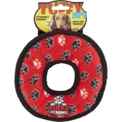 Tuffy's Junior Ring Squeaky Plush Dog Toy -Dog Supply Store 72145 PT6. AC SS1800 V1589493132