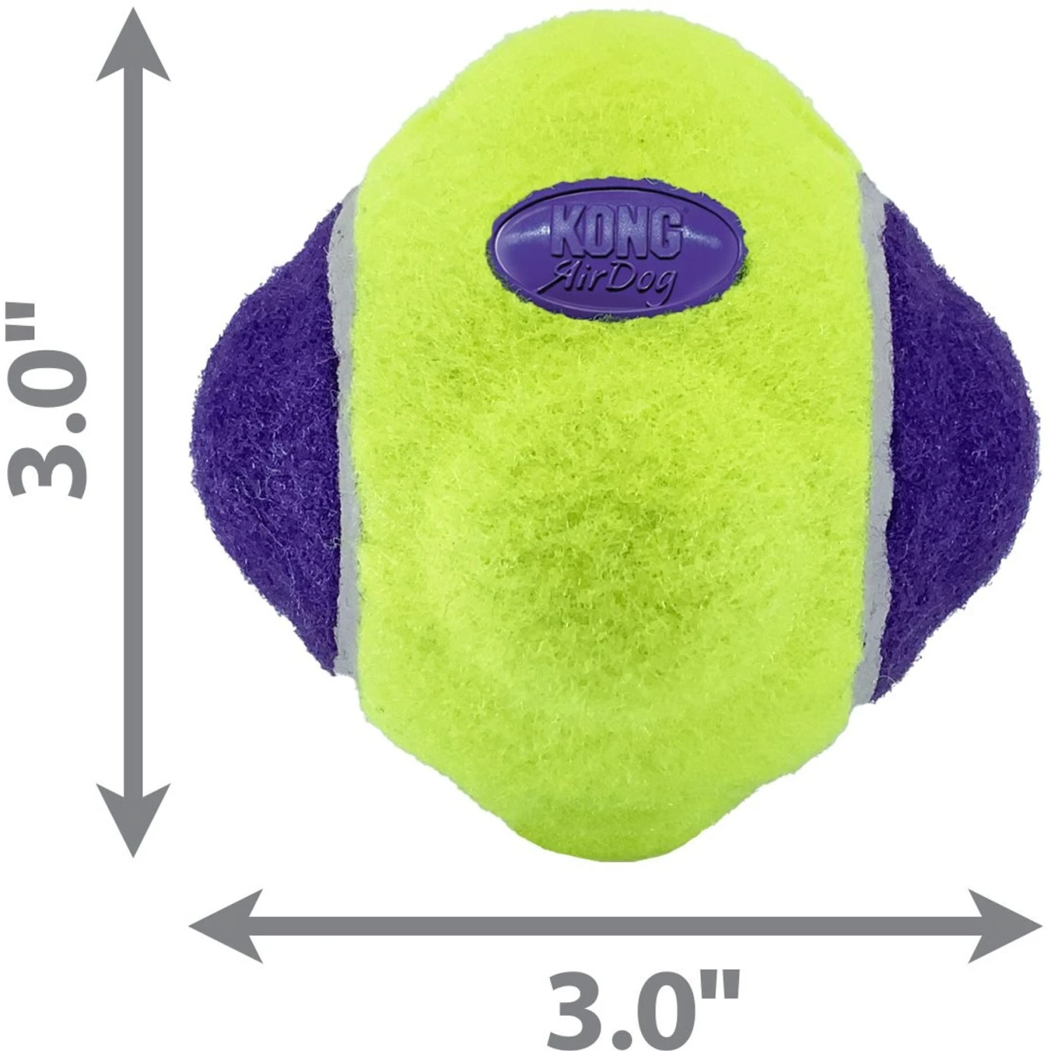 KONG AirDog Knobby Tennis Ball Squeaky Dog Toy 2 KONG AirDog Knobby Tennis Ball Squeaky Dog Toy - Image 2