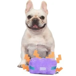 Fetch For Pets Minecraft Blue Axolotl Figure Plush Squeaky Dog Toy, Large -Dog Supply Store 728558 PT3. AC SS1800 V1682608576