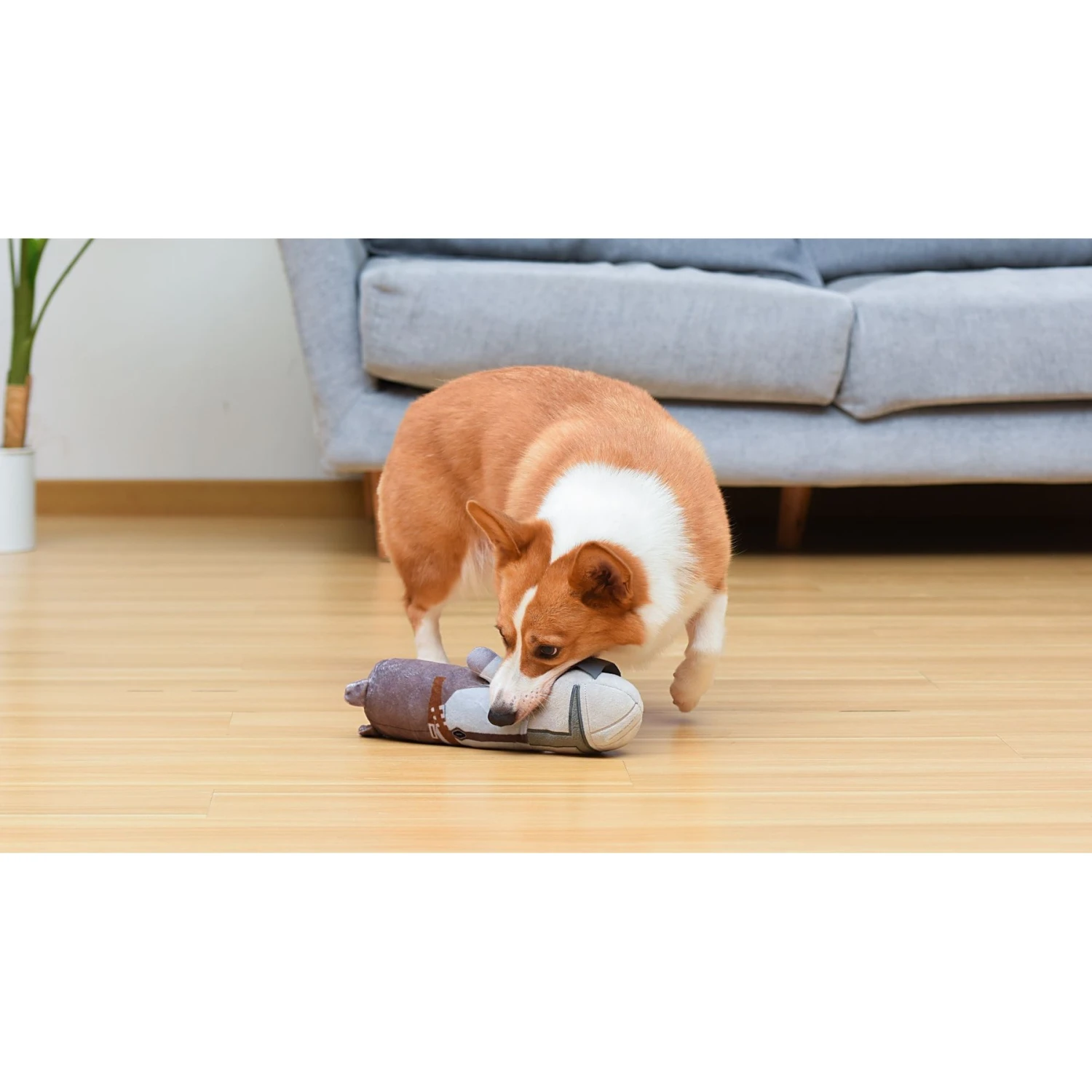 Fetch For Pets Star Wars Mandalorian Mando Bobo Plush Squeaky Dog Toy 5 Fetch For Pets Star Wars Mandalorian Mando Bobo Plush Squeaky Dog Toy - Image 5