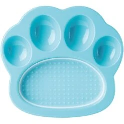 Pet Dream House PAW Mini 2-in-1 Cat & Dog Slow Feeder & Lick Pad, Small
