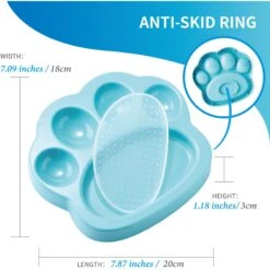 Pet Dream House PAW Mini 2-in-1 Cat & Dog Slow Feeder & Lick Pad, Small -Dog Supply Store 731910 PT2. AC SS1800 V1678736127