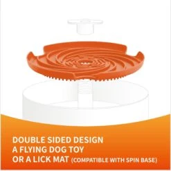 Pet Dream House SPIN Dual Sided Disc Interactive Lick Dog Feeder & Frisbee 8 Pet Dream House SPIN Dual Sided Disc Interactive Lick Dog Feeder & Frisbee -Dog Supply Store 731942 PT3. AC SS1800 V1678741859